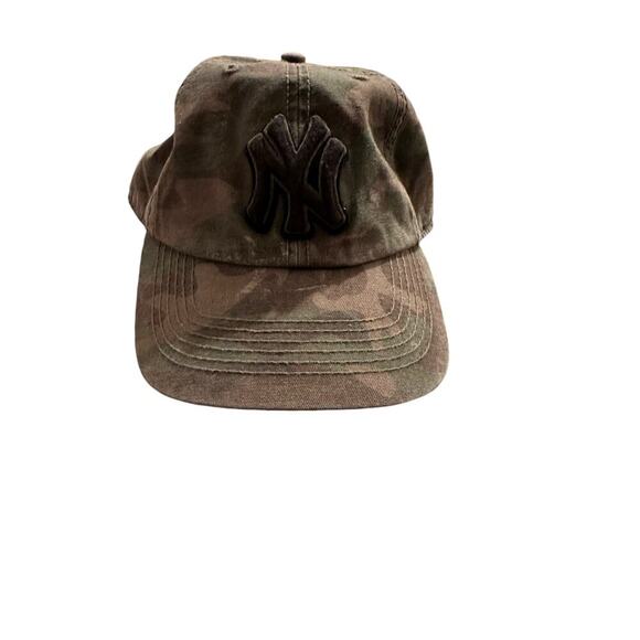 47 Brand New York Camo Yankees Clean Up Hat Baseball Cap - Picture 2 of 5